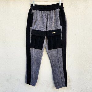 ANTHI Grey Black Teddy Joggers